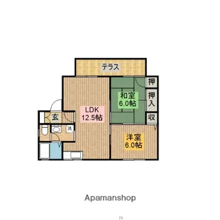 ファミール【2階】の間取り
