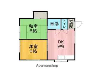 ファミールタケムラ【1階】の間取り
