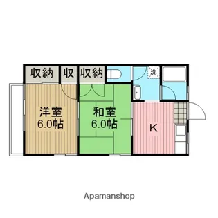フォレット南【205号室】の間取り