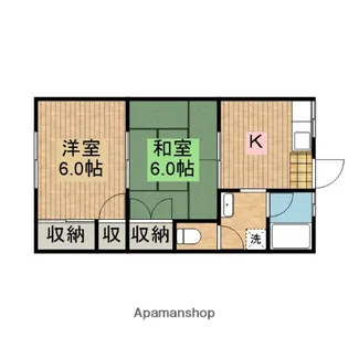 フォレット南【2階】の間取り