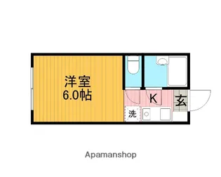 神奈川県相模原市南区相武台2丁目【アパート】の間取り