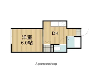 ゴールドハイツ【1階】の間取り