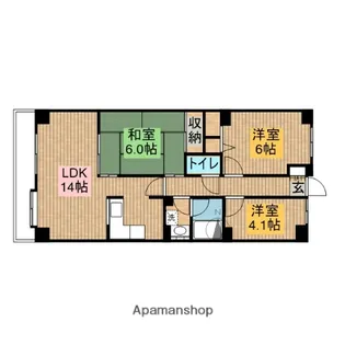 RIS中央林間Ⅰ【2階】の間取り