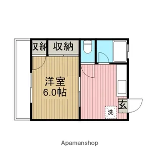 コーポ雪国【203号室号室】の間取り