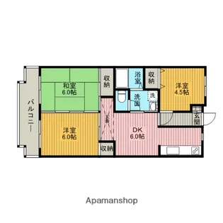 エーデルハイム【2階】の間取り