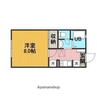 神奈川県相模原市南区相模大野5丁目【アパート】の間取り