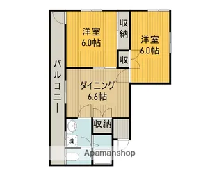 チェリーコーポラス【4階】の間取り