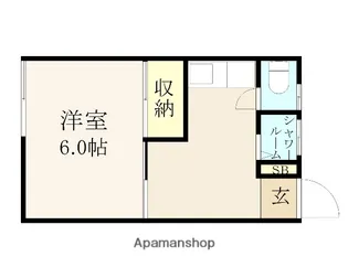 サンエイハイツ【2階】の間取り