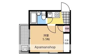 第一サニーパレス【204号室】の間取り