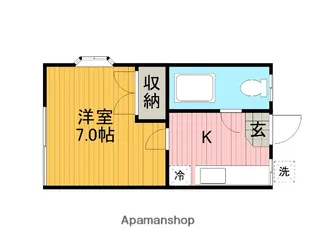 ドルチェ相模原【2階】の間取り