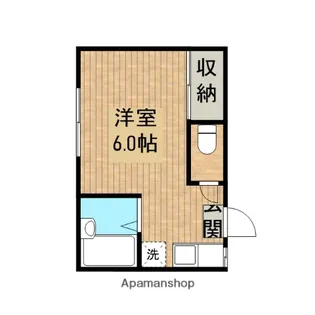 メゾンフジ【203号室】の間取り