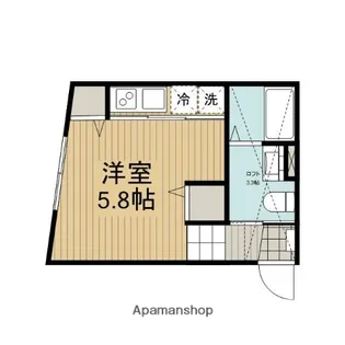 ラシュレ【1階】の間取り