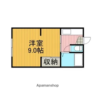 ハイネスK【1階】の間取り