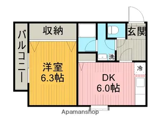 リッチモンドⅢ【4階】の間取り