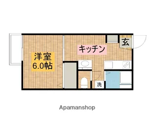 シティハイツ【Ⅰ-103号室】の間取り