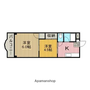 グランドマンション6【1階】の間取り