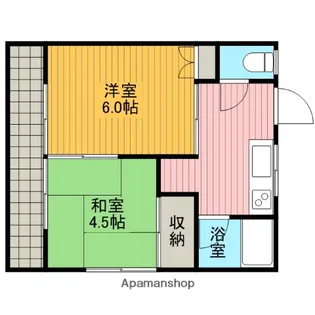 タウニィS【2階】の間取り