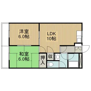 セントラルハイツ海老名【1階】の間取り
