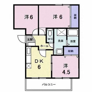 エンパス【2階】の間取り