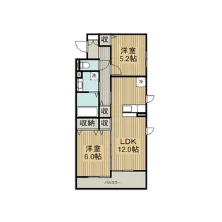 トロアモリール【3階】の間取り