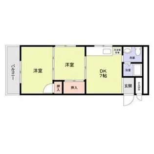 桜ヶ丘ハイム【3階】の間取り