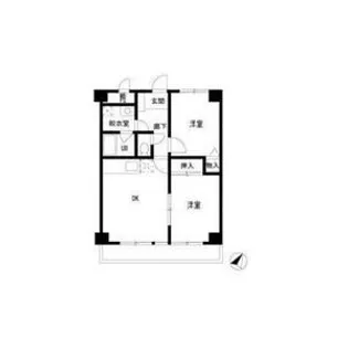 コンフォートソシアK【1階】の間取り