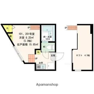 STAGE上鶴間本町【101号室号室】の間取り