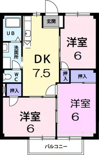 トラッド光【2階】の間取り
