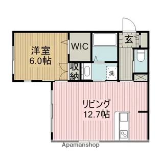 グラスファサード【1階】の間取り
