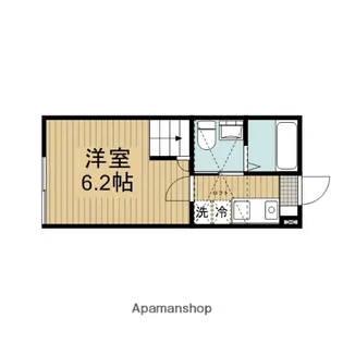 グラート大和中央【1階】の間取り