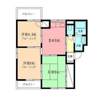 ハイムサエグサ D【2階】の間取り