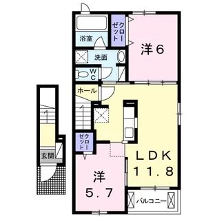 スプレンドーレ【2階】の間取り