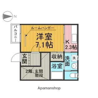 クローバーハイムⅡ【1階】の間取り