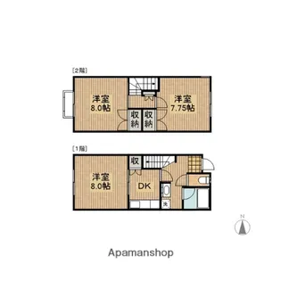 メゾネットエイト【C号室】の間取り