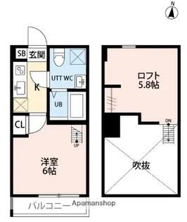 ル・フォティユⅣ【1階】の間取り