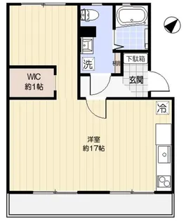 あべりあ【4階】の間取り