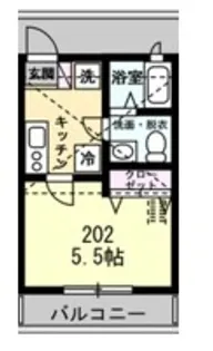 ディオニソス【2階】の間取り