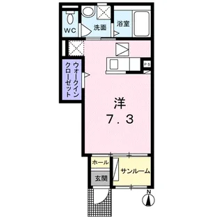 センターヴィレッジⅢ【1階】の間取り
