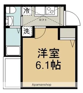 アザーレ・キュリオス相武台前【3階】の間取り