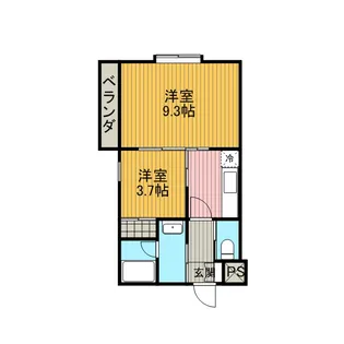 ピエッサ【0101号室】の間取り