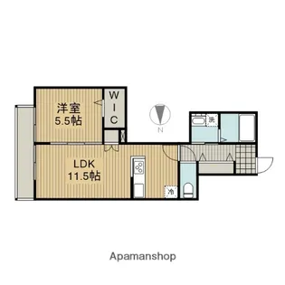 リトルウッズ中央林間【2階】の間取り