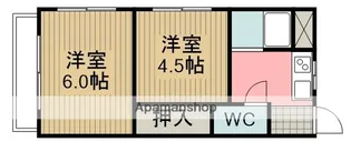 ハイツ吉原【1階】の間取り