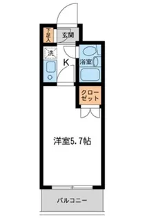 ジョイフル南林間第2【0405号室】の間取り