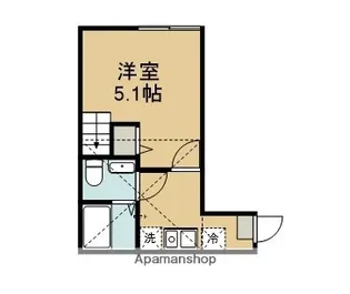 ティナ小田急相模原Ⅱ【2階】の間取り