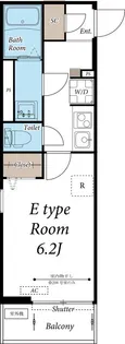 SPハウス相模大野【2階】の間取り