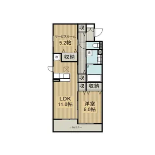 トロアモリール【1階】の間取り