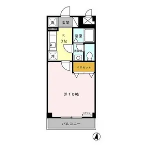 さがみ野セントラルビル Ⅱ【3階】の間取り