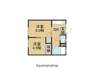 神奈川県座間市相模が丘1丁目【アパート】の間取り
