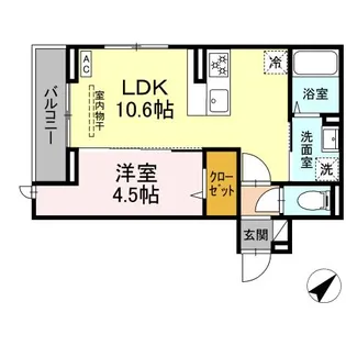 シンシアタワー【3階】の間取り
