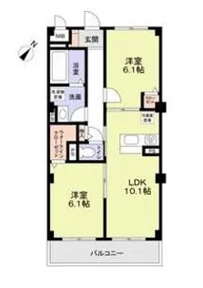 フィレ・デ・フルール【4階】の間取り